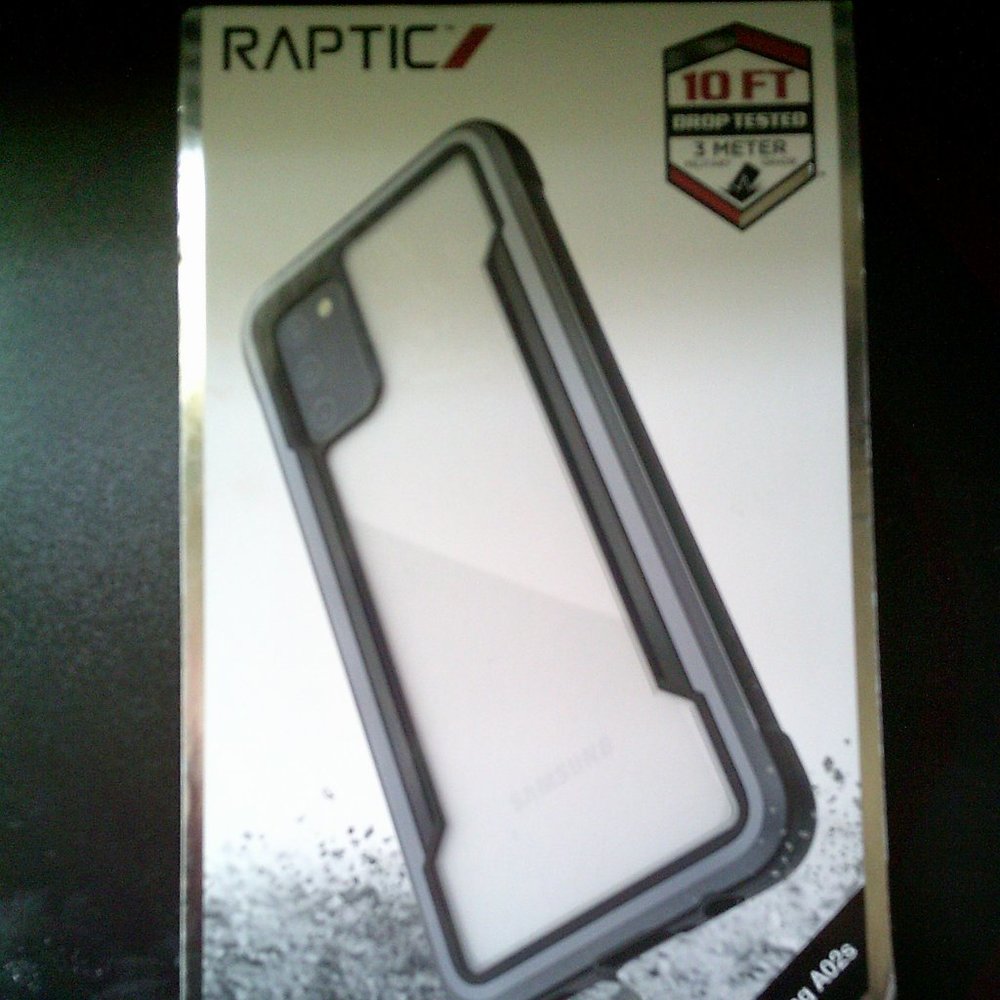 RAPTIC Shield Case Samsung A02s Shock Absorbing Protection - Black - NIB